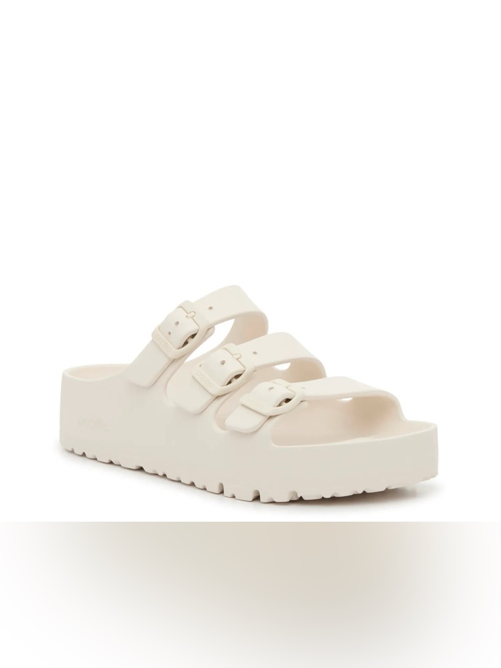 BIRKENSTOCK Florida Eggshell EVA sandal size 41 10-10.5 off white platform